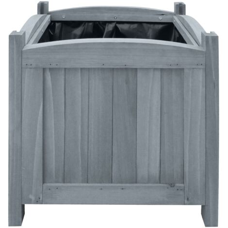 Jardinière  Lits surélevés de jardin 2 pcs 30x30x30 cm Bois de sapin massif
