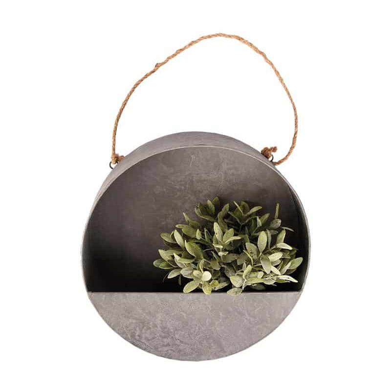 Jardinière murale Zinc 35 cm