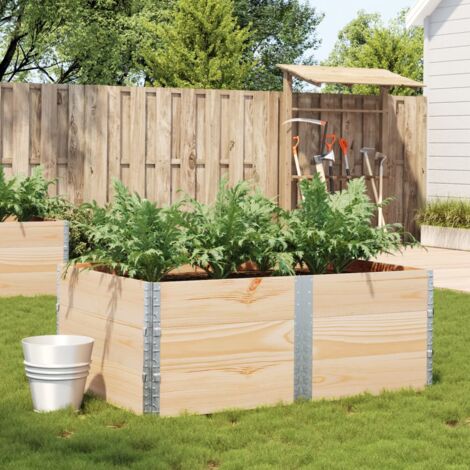 Jardinière-Pot de fleur 150x100 cm bois de pin massif 366014