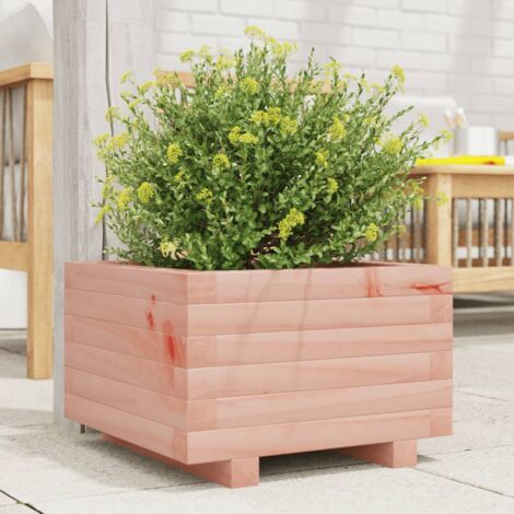 Jardinière-Pot de fleur 40x40x26,5 cm bois massif douglas