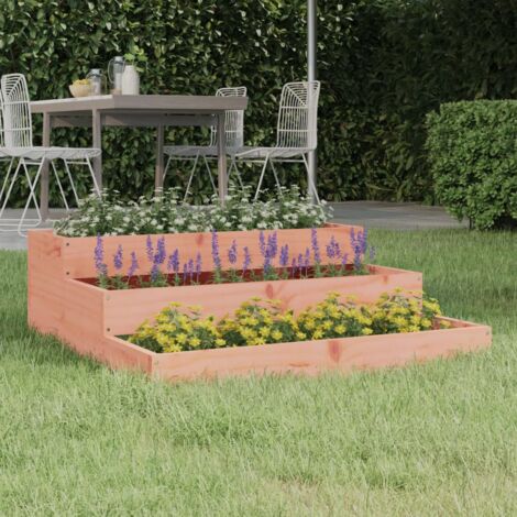 Jardinière-Pot de fleur 78x78x27 cm Bois de douglas massif
