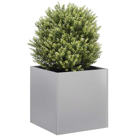 Jardinière-Pot de fleur-Bac à fleurs 40x40x40 cm acier galvanisé