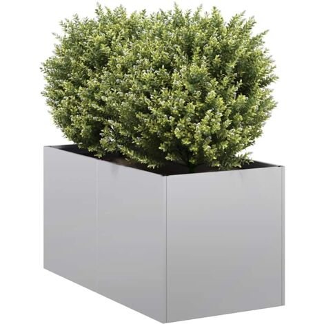 Jardinière-Pot de fleur-Bac à fleurs 40x80x40 cm acier galvanisé