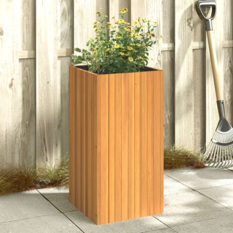 Jardinière  Pot de Fleurs 45x45x90 cm bois massif d'acacia CVW49404