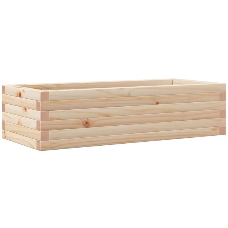 Vidaxl - Jardinière 90x40x23 cm bois de pin massif