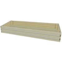 Jardinière pour fleurs ou légumes Bois de pin imprégné 197 cm