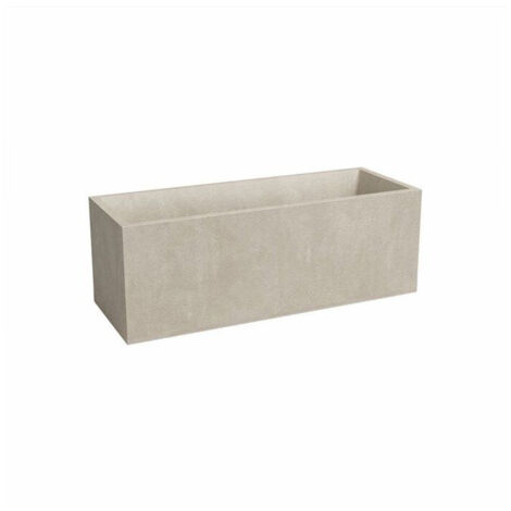 Jardinière rectangulaire ARTEVASI Sydney 100 cm 98 L Crème