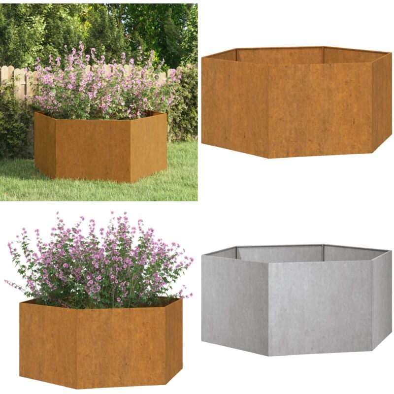 Vidaxl - Jardinière Rouillé 90x90x45 cm Acier corten - Jardin - Balcon - Patio - Jardinière - Acier Corten - Home & Living