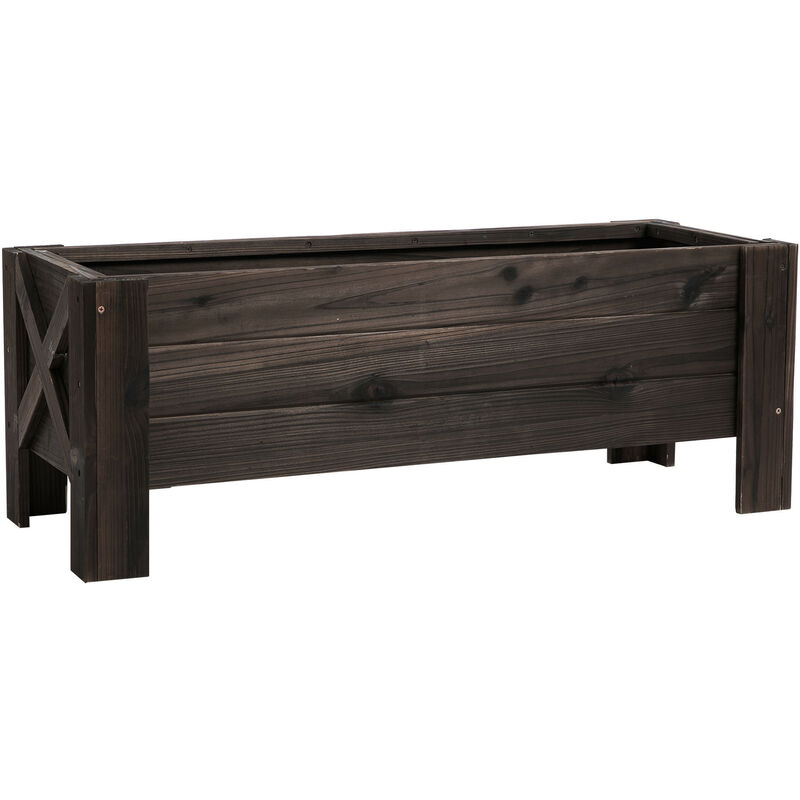 Jardinière sur pieds iris bois de sapin