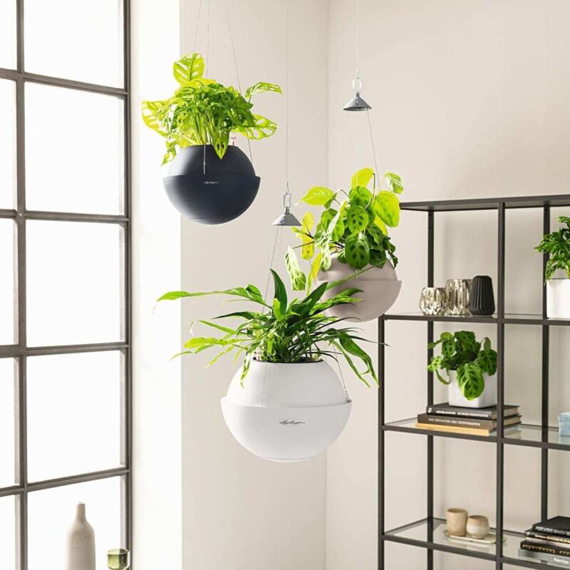 Jardiniere - BOLA color 32 - Kit complet - Blanc - 3 L - LECHUZA