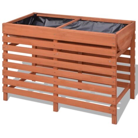 Jardinière，Bac à fleurs，Pot de fleurs 100 x 50 x 71 cm Bois CFW60602