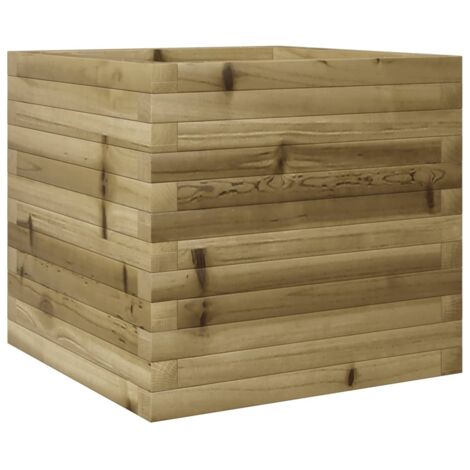 Jardinière，Bac à fleurs，Pot de fleurs 50x50x45,5 cm bois de pin imprégné CFW26959