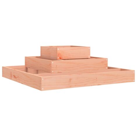 Jardinière，Bac à fleurs，Pot de fleurs 80x80x27 cm Bois de douglas massif CFW55913