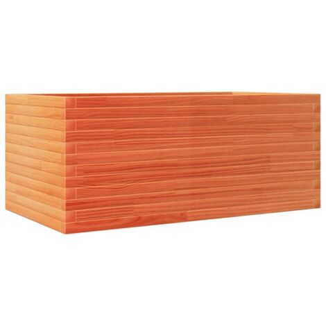 Jardinière，Bac à fleurs，Pot de fleurs cire marron 110x60x45,5 cm bois de pin massif CFW23638