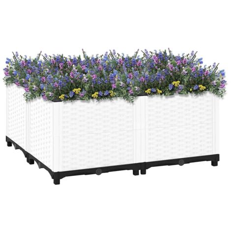 Jardinière，Lit surélevé 80x80x38 cm Polypropylène CFW63312