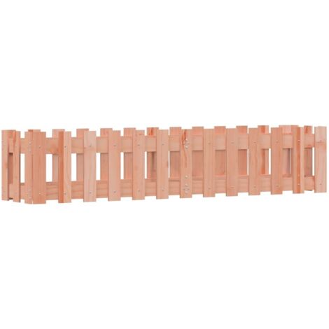 Jardinière，Lit surélevé de jardin design de clôture bois douglas massif CFW82425