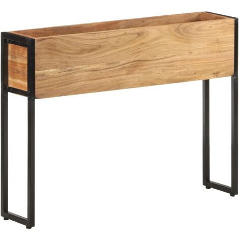 Jardinière,Pot Bac à fleurs 90x20x68 cm Bois massif d'acacia -52130
