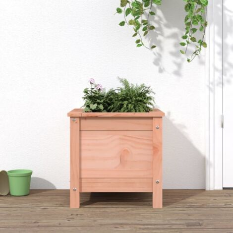 Jardinière，Pot de fleurs，Bac à fleurs 40x40x39 cm bois massif douglas CIV783338