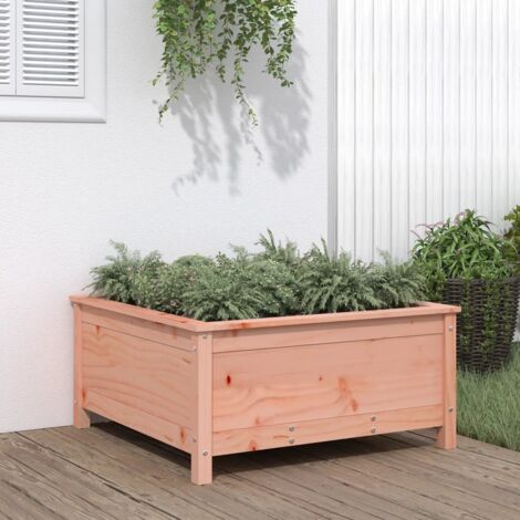 Jardinière，Pot de fleurs，Bac à fleurs 82,5x82,5x39 cm bois massif douglas CIV243991