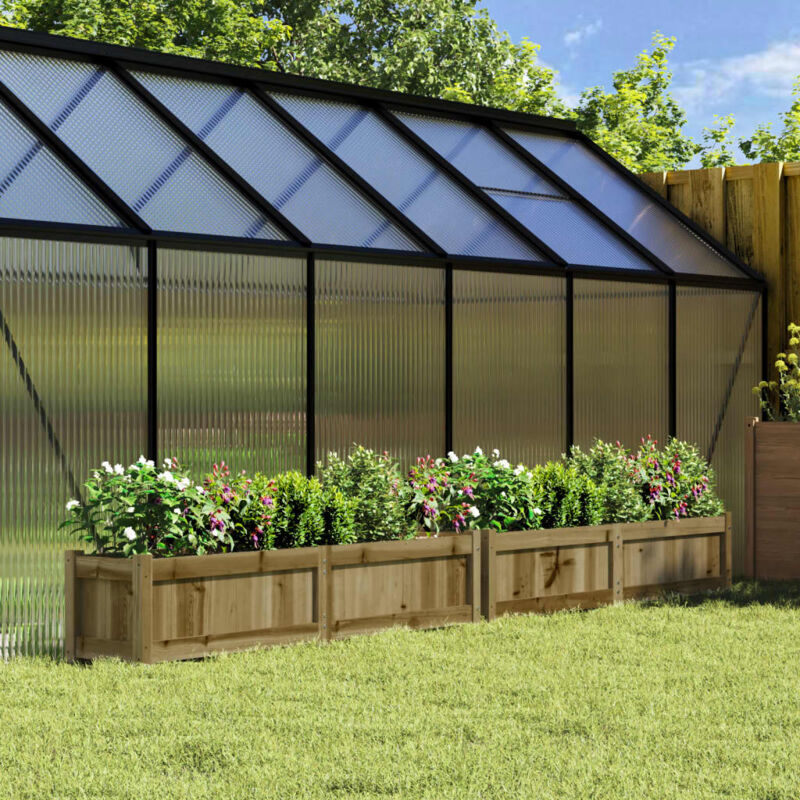 Vidaxl - Jardinières 2 pcs bois de pin imprégné