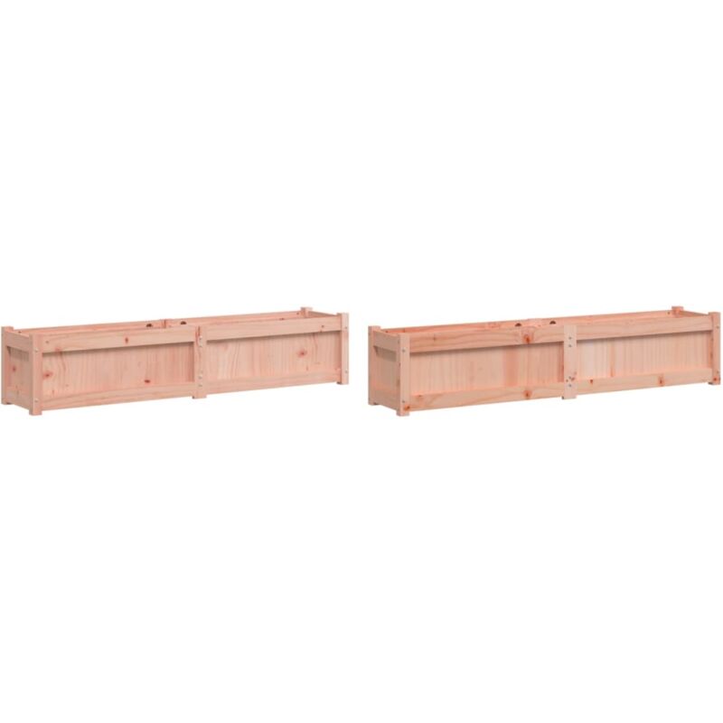 vidaXL Jardinières 2 pcs bois massif douglas
