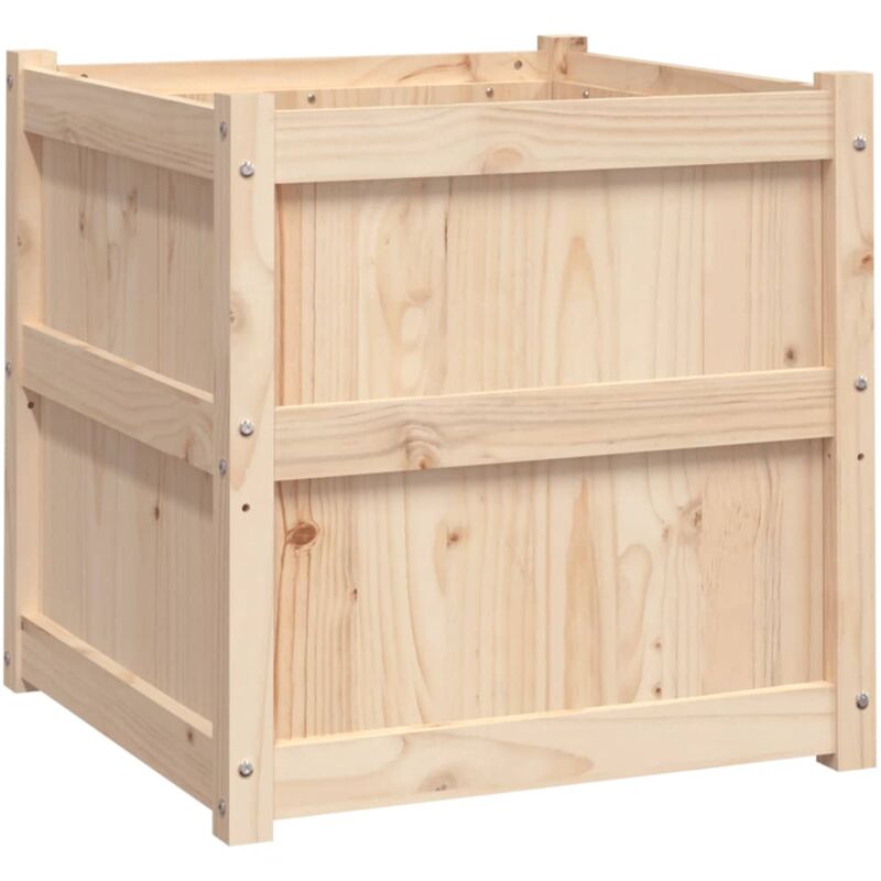 Vidaxl - Jardinière d'extérieur 60x60x60 cm bois de pin massif