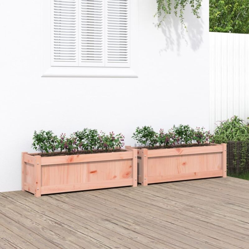 Jardinières 2 pcs cm bois massif douglas Vidaxl