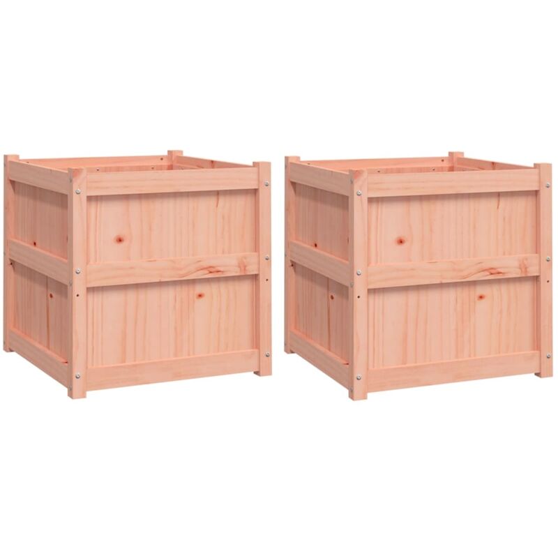 Jardinières 2 pcs bois massif douglas vidaXL
