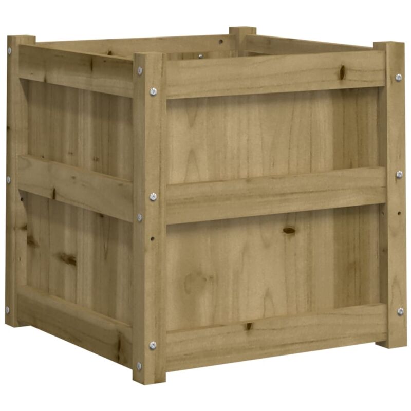 vidaXL Pflanzkübel 50x50x50 cm Kiefernholz Imprägniert