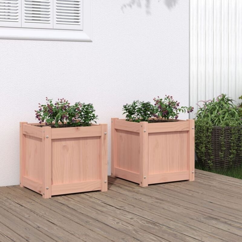 Vidaxl - Jardinières 2 pcs bois massif douglas