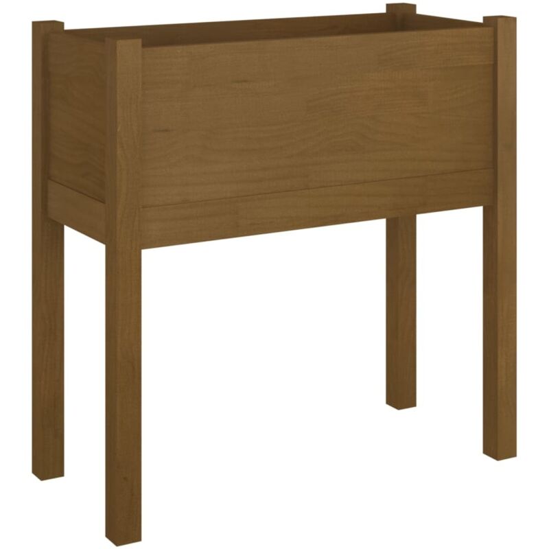 Vidaxl - Jardinière Marron miel 70x31x70 cm Bois de pin massif
