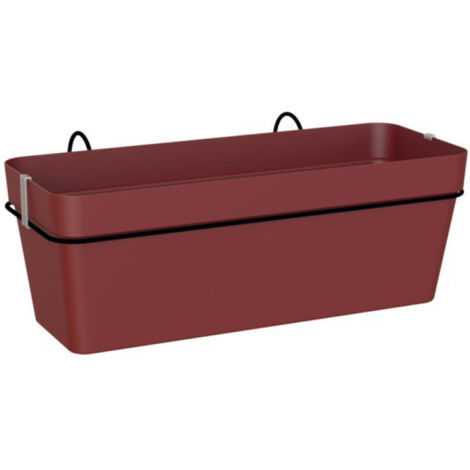 Jardinieres Capri 12,5 L Avec Reserve Et Kit - Rouge