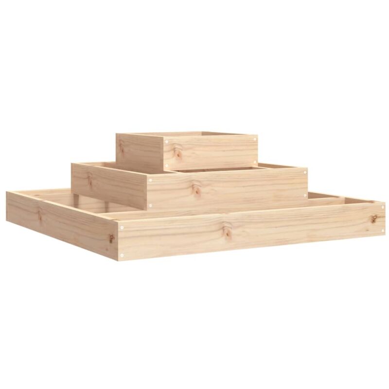 Vidaxl - Jardinière 80x80x27 cm Bois massif de pin