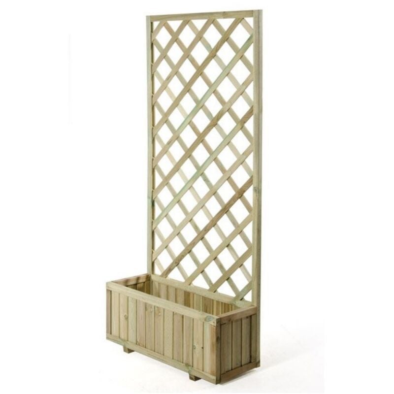 Jardinière en bois 75x25x20-180 cm