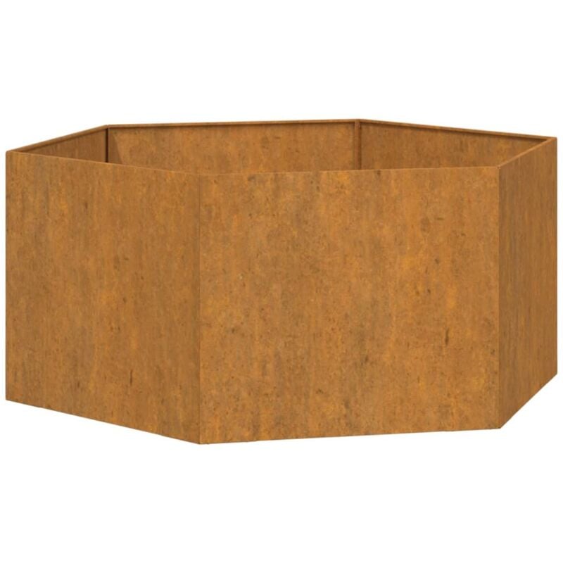 Vidaxl - Jardinière Rouillé 90x90x45 cm Acier corten