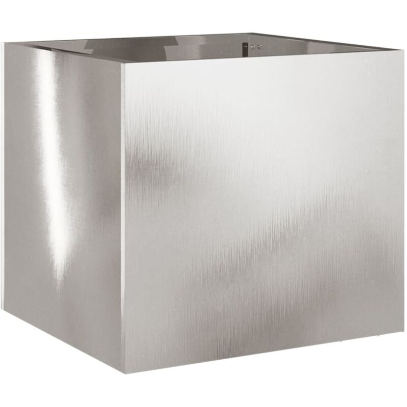 Vidaxl - Jardinière argenté 32x30x29 cm acier inoxydable