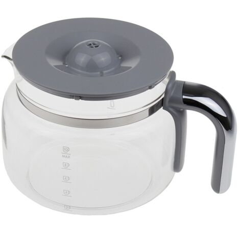 Jarra con tapa negra y asa 10 tazas para cafetera Smeg DCF01, DCF02 697650076