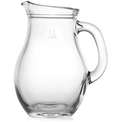 Jarra de cristal Bistrot de 1 litro para bebidas frías y calientes