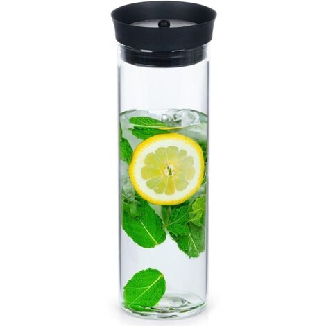 Jarra de cristal con tapa 1 l