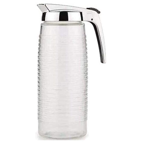 Jarra de cristal con tapa cromada, modelo 1969, 1,4 l