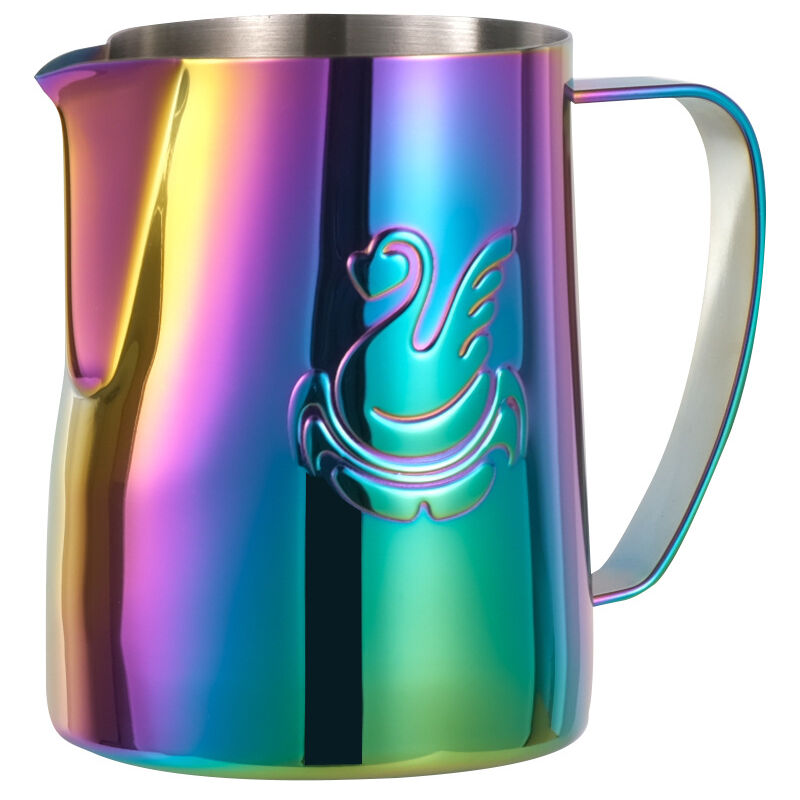 Jarra De Espuma De Leche De 12 Oz, Jarra De Vapor De Espresso De 12 Oz, Accesorios Para Máquina De Espresso, Taza De Espuma De Leche De 12 Oz, Leche,