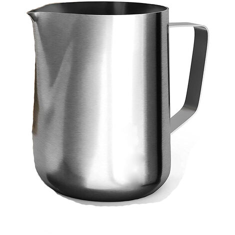 Jarra de leche, jarra de leche de acero inoxidable, espuma de leche para capuchino y café con leche