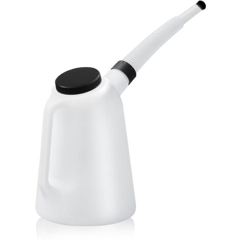 JARRA DE MEDICION CON CUELLO FLEXIBLE Y TAPA COMPARTIBLE 1 LITRO