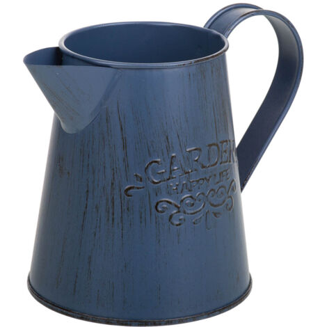 Jarra de metal azul 14xd10x11.5/12.5 td:7.5