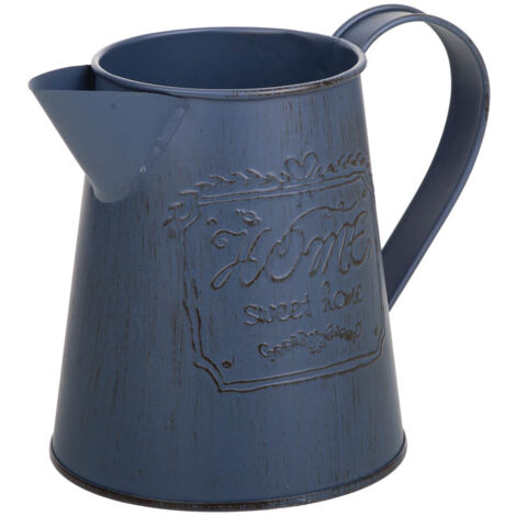 Jarra de metal azul 14xd10x11.5/12.5 td:7.5