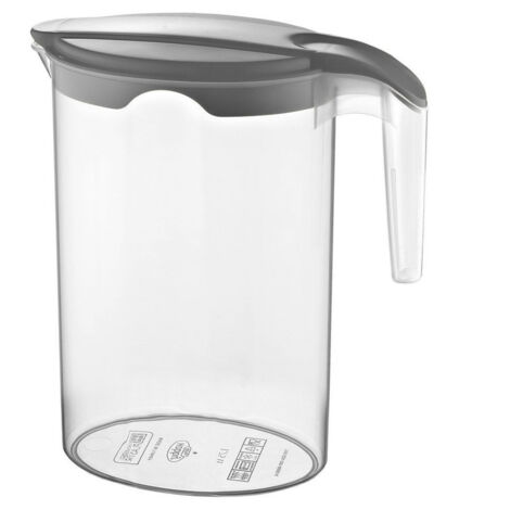 Jarra de plástico con tapa de 1,75 l