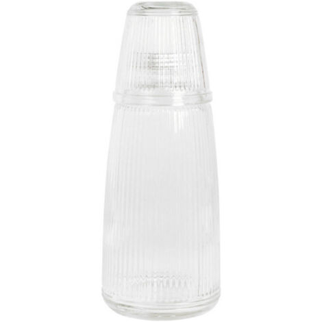 Jarra de vidrio con vaso 1 l + 220 ml 2 uds.