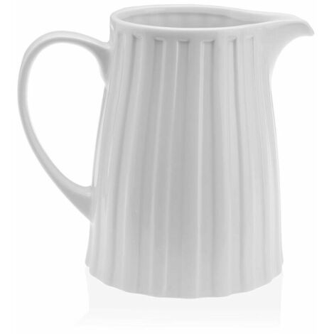 JARRA LECHE PORCELANA BLANCA