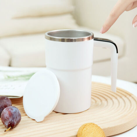 Jarra mezcladora automática con indicador magnético de temperatura para café y té, 380 ml.