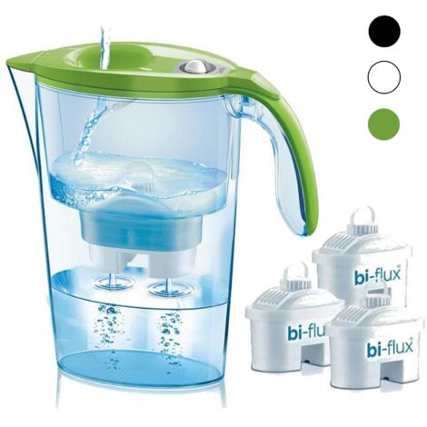 Jarra purificadora de agua LAICA 2,3 litros verde + 2 filtros